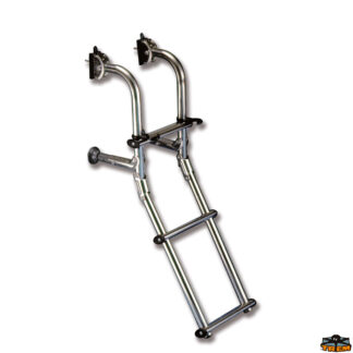 Scale passerelle plancette gruette rollbar  Scaletta pieghevole per specchio di poppa 3 gradini