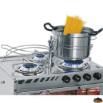 Cucina e stoviglie  Fermapentola a colonna 2 fuochi