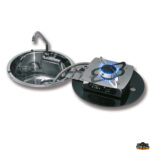 Cucina e stoviglie  Piano di cottura ribaltabile a cerniera nel lavello modello LC1701