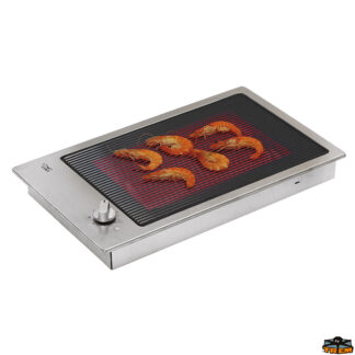 Cucina e stoviglie  Barbecue elettrico vetroceramico in acciaio inox modello PB1328