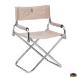 Tavoli e poltroncine Venus Poltroncina pieghevole Venus alu anodizzato colore ecru