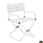 Tavoli e poltroncine  Poltroncina pieghevole profilo ovale A 87 cm B 52 cm