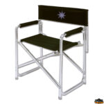 Tavoli e poltroncine  Sedia pieghevole regista in alluminio anodizzato A 80 cm B 50 cm