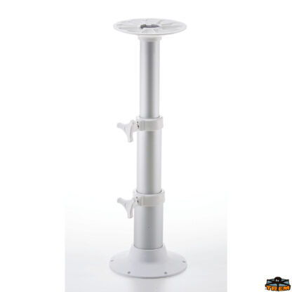 Tavoli e poltroncine  Gamba tavolo tritelescopica in alluminio altezza 320-720 mm base diametro 240 mm