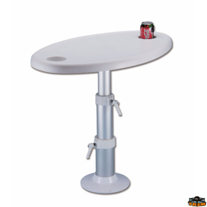 Tavoli e poltroncine  Tavolo con base tritelescopica dimensioni 70x50 cm altezza 32-52-72 cm