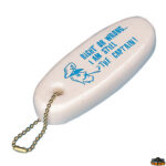 Articoli da regalo e oggettistica  Portachiave galleggiante in morbida gomma blu