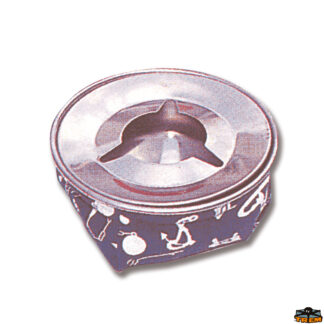 Articoli da regalo e oggettistica  Posacenere in acciaio inox colore blucolore blu