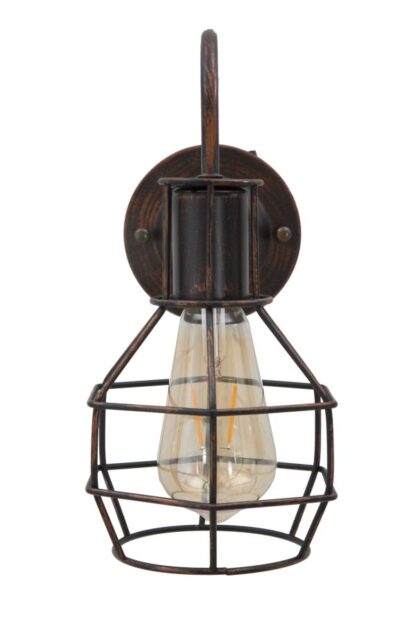LAMPADA DA MURO INDUSTRY -C- CM 32X14X30 - immagine 3