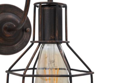 LAMPADA DA MURO INDUSTRY -C- CM 32X14X30 - immagine 4