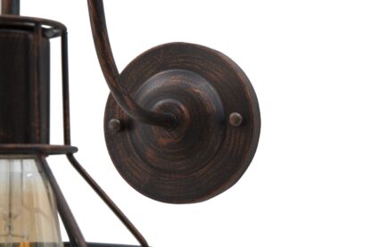 LAMPADA DA MURO INDUSTRY -C- CM 32X14X30 - immagine 5