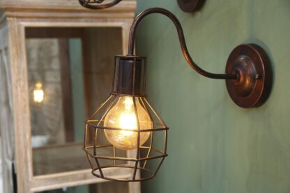 LAMPADA DA MURO INDUSTRY -C- CM 32X14X30 - immagine 6
