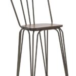 SEDIA BAR HARLEM 54X45X102 SET 2PZ (ALTEZZA SEDUTA CM 61) stile INDUSTRIAL