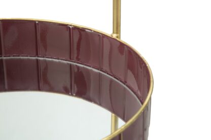 S/TASCHE DOUBLE GLAM BORDEAUX CM 36,5X34,5X56,5 - immagine 5