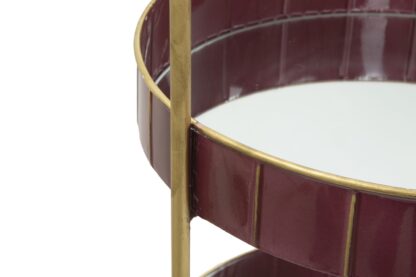 S/TASCHE DOUBLE GLAM BORDEAUX CM 36,5X34,5X56,5 - immagine 7
