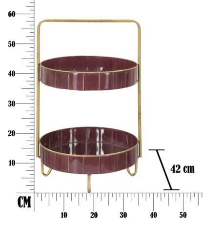 S/TASCHE DOUBLE GLAM BORDEAUX CM 36,5X34,5X56,5 - immagine 9