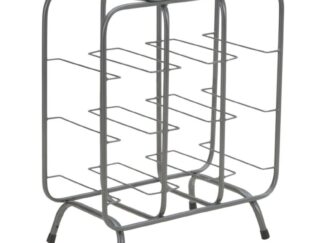 P/BOTTIGLIE RACK QUADRATO (9 POSTI) CM 40X23X47,5