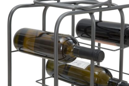P/BOTTIGLIE RACK QUADRATO (9 POSTI) CM 40X23X47,5 - immagine 9