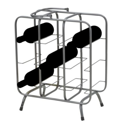 P/BOTTIGLIE RACK QUADRATO (9 POSTI) CM 40X23X47,5 - immagine 12