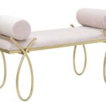 PANCA RIBBON ROSA CM 112,5X49X53