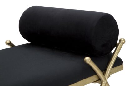 PANCA RIBBON NERA CM 112,5X49X53 - immagine 5