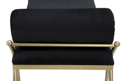 PANCA RIBBON NERA CM 112,5X49X53 - immagine 7