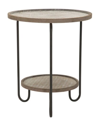 TAVOLINETTO AREX 2 RIPIANI CM  Ø 48X54,5 - immagine 5