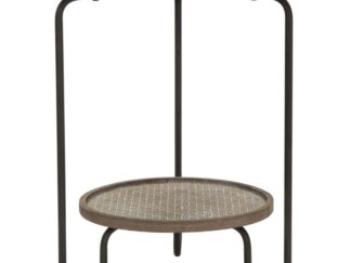 TAVOLINETTO AREX 2 RIPIANI CM  Ø 48X54,5