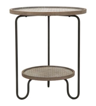 TAVOLINETTO AREX 2 RIPIANI CM Ø 48X54,5