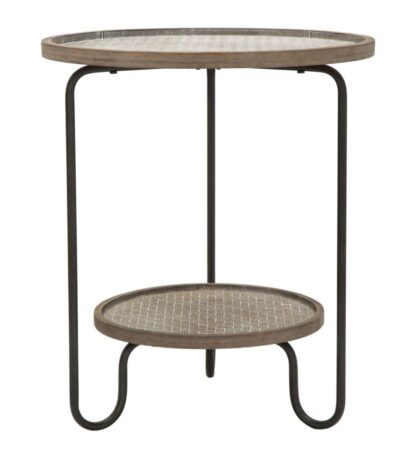 TAVOLINETTO AREX 2 RIPIANI CM  Ø 48X54,5