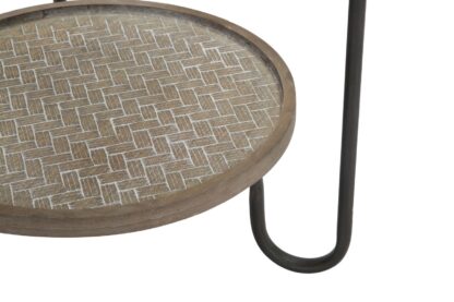 TAVOLINETTO AREX 2 RIPIANI CM  Ø 48X54,5 - immagine 4
