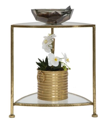 COMODINO 2 RIPIANI TRIANGLE CM 45X45X50 - immagine 3
