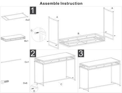 CONSOLE ESSENTIAL CM 110X40X80 - immagine 10