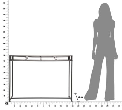 CONSOLE ESSENTIAL CM 110X40X80 - immagine 9