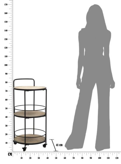 CARRELLO AREX CM 40X41,5X82 - immagine 7
