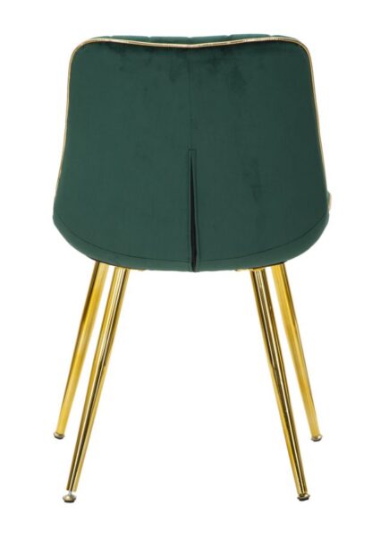 SEDIA PARIS VERDE/GOLD SET 2 PZ CM 51X59X79 - immagine 2