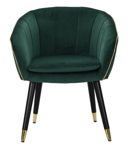 POLTRONA PARIS VERDE/GOLD CM 62X58X78 - immagine 2