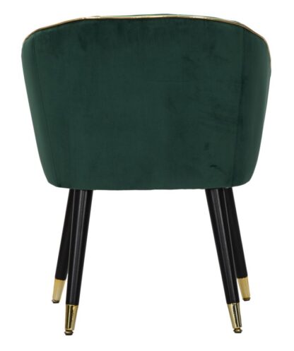 POLTRONA PARIS VERDE/GOLD CM 62X58X78 - immagine 3