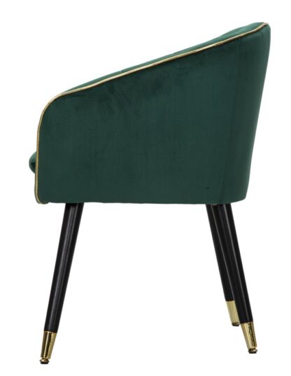 POLTRONA PARIS VERDE/GOLD CM 62X58X78 - immagine 4