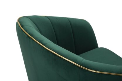 POLTRONA PARIS VERDE/GOLD CM 62X58X78 - immagine 7