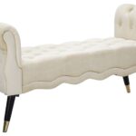 PANCHETTA PARIS CREMA/GOLD CM 120X40X60