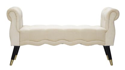 PANCHETTA PARIS CREMA/GOLD CM 120X40X60 - immagine 2