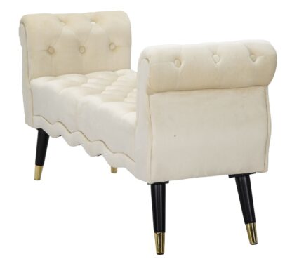 PANCHETTA PARIS CREMA/GOLD CM 120X40X60 - immagine 3