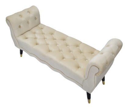 PANCHETTA PARIS CREMA/GOLD CM 120X40X60 - immagine 4