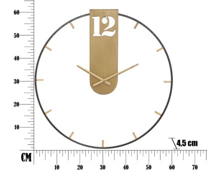 OROLOGIO DA MURO GOLDY CM Ø 60X4,5 - immagine 2