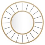 SPECCHIO DA MURO GLAM DARK CM Ø
81X6,5 (MISURA SPECCHIO CM Ø 41,5)