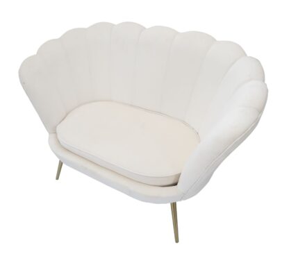 DIVANETTO VIENNA CREMA CM 130X74X84 - immagine 7