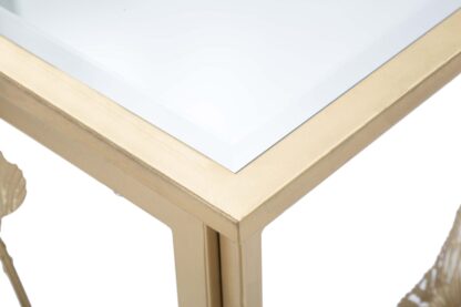 CONSOLE IN FERRO LEAF CM 108X36,5X80 - immagine 5