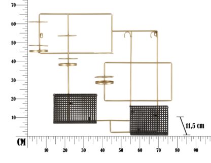 P/BOTTIGLIE DA MURO FASHION CM 77X11,5X65,5 - immagine 6