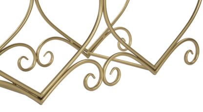 PANCA HEART CREMA CM 105X37,5X51,5 - immagine 4