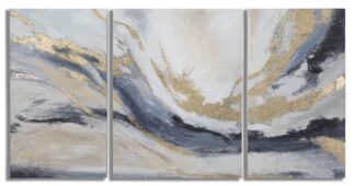 DIPINTO SU TELA GASPONS SET 3 PZ CM 45X2,7X80-60X2,7X80